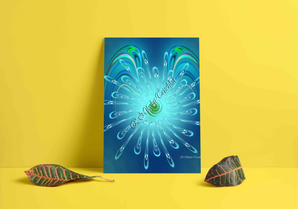 Mandala blau